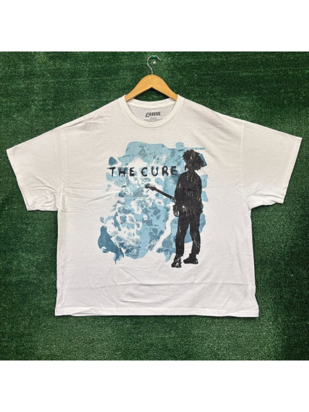 The Cure Boys Don't Cry Gothic Metal Band Oversized T-Shirt Size Large